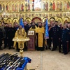 Освящение знамен Московского и Московского областного отделов Союза казаков-воинов России и Зарубежья.